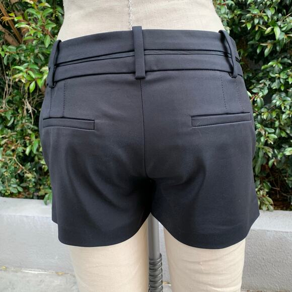Guess by Marciano Silky Tuxedo Black Short Shorts Trouser Women’s 2 - Picture 2 of 8